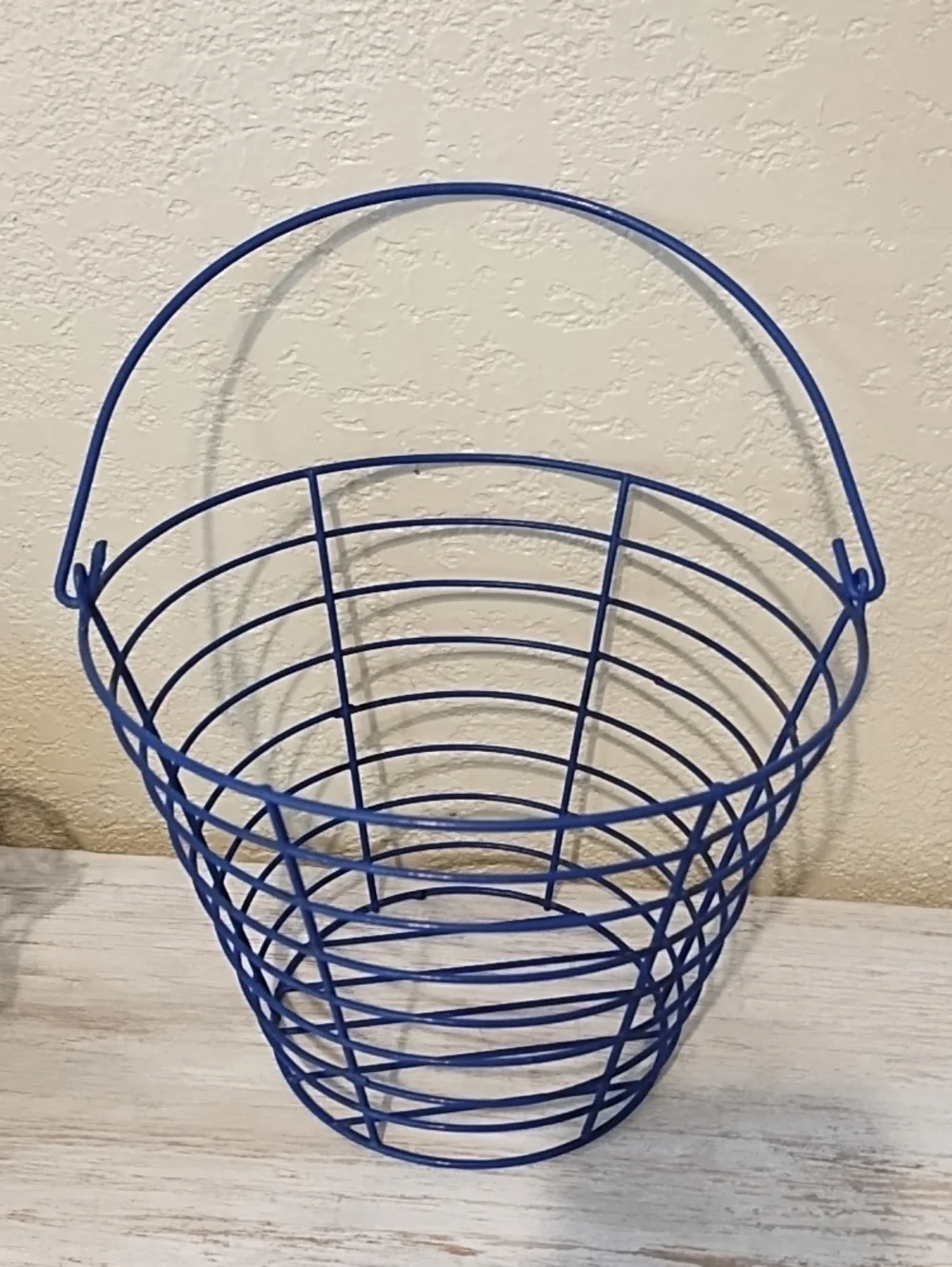 Blue Wire  Basket — Home Accents